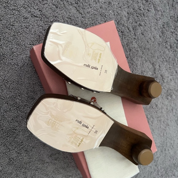 Nia sandal/ Sella woodstain - Picture 2 of 3